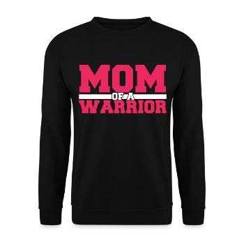 maman d’un guerrier - Sweat-shirt Unisexe - noir - Devant - Alina (178cm) & Michal (187cm)