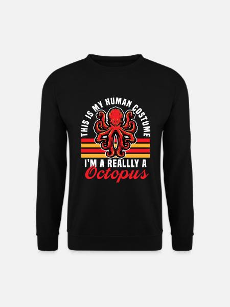 octopus - Unisex Pullover - Schwarz