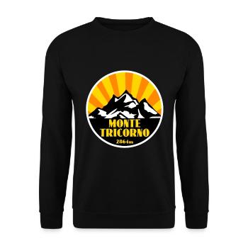 Monte Tricorno - Unisex Pullover - Schwarz - Vorne - Alina (178cm) & Michal (187cm)