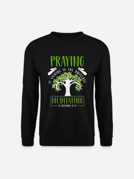 Yoga Zen Mindfulness - Unisex Sweatshirt - black