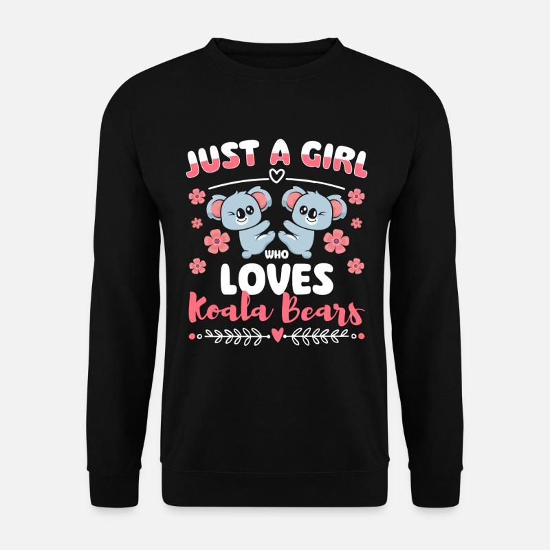 Koala Marsupial Zoo - Unisex Sweatshirt - black