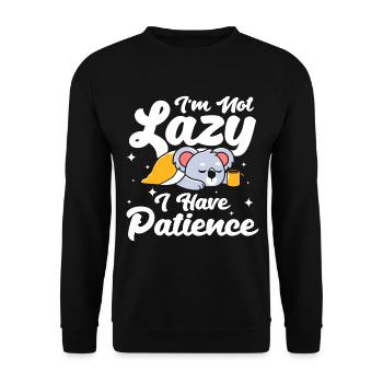Koala Bear Bear Bears Australia - Unisex Sweatshirt - black - Front - Alina (178cm) & Michal (187cm)