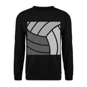 Volleyball - Unisex Sweatshirt - black - Front - Alina (178cm) & Michal (187cm)