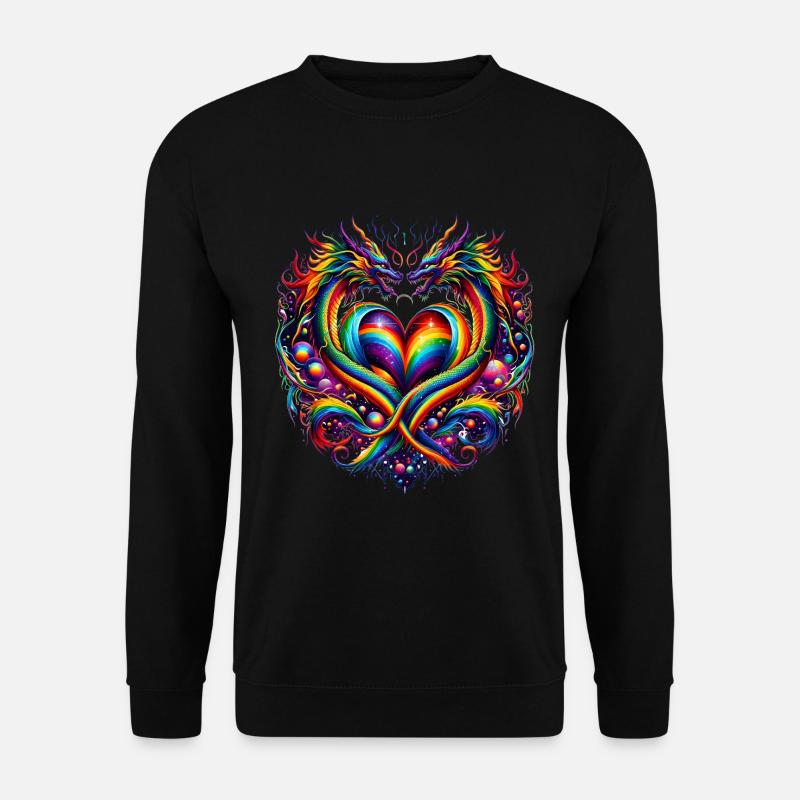 Dragonheart - Flame of Pride - Unisex Pullover - Schwarz