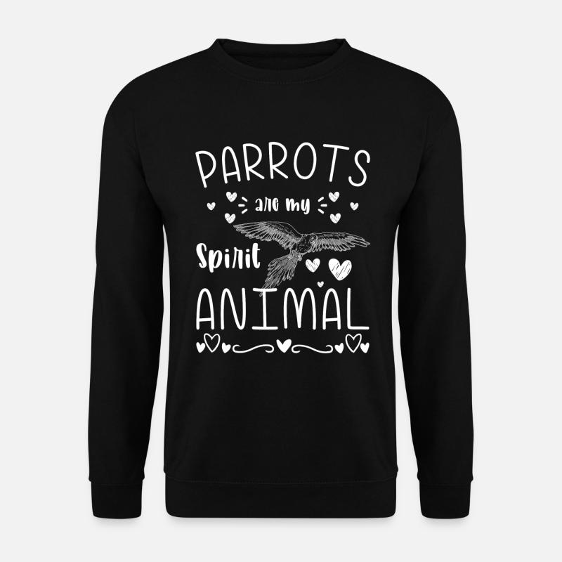 Ara Tier Schnabel Vogelart - Unisex Pullover - Schwarz