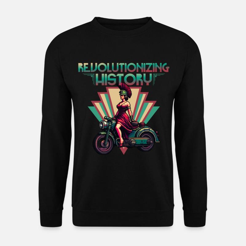 Revolutionierung der Geschichte - Unisex Pullover - Schwarz