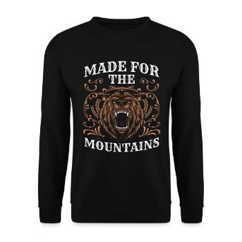Wildnis Stark - Unisex Pullover - Schwarz - Vorne - Alina (178cm) & Michal (187cm)