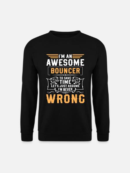 Security Door Wide Party - Unisex Sweatshirt - black