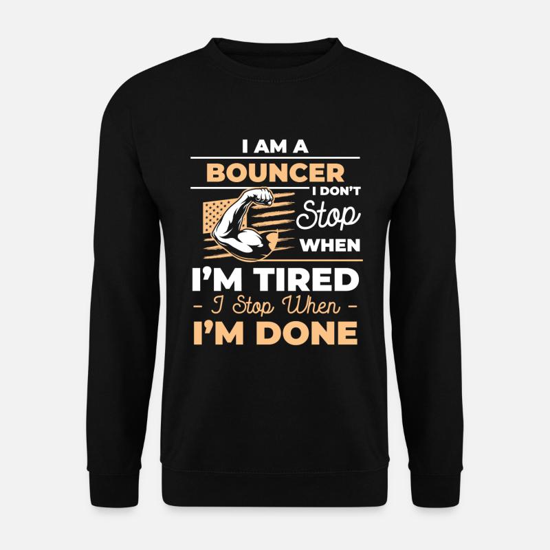 Sicherheitsdienst Bodyguard Breit - Unisex Pullover - Schwarz