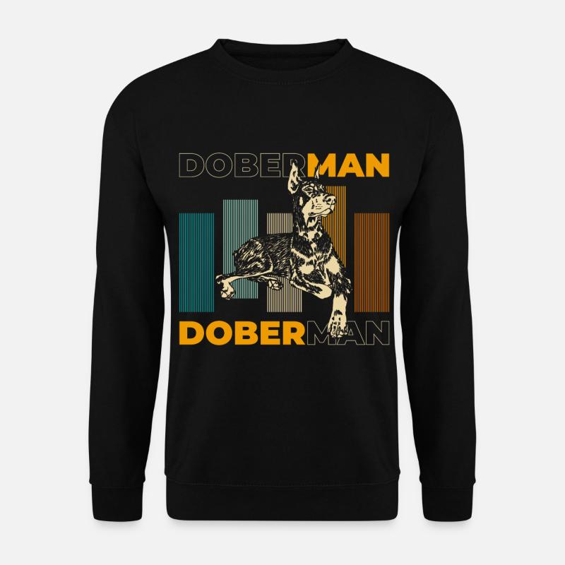 Doberman Pedigree Dog Training - Unisex Sweatshirt - black