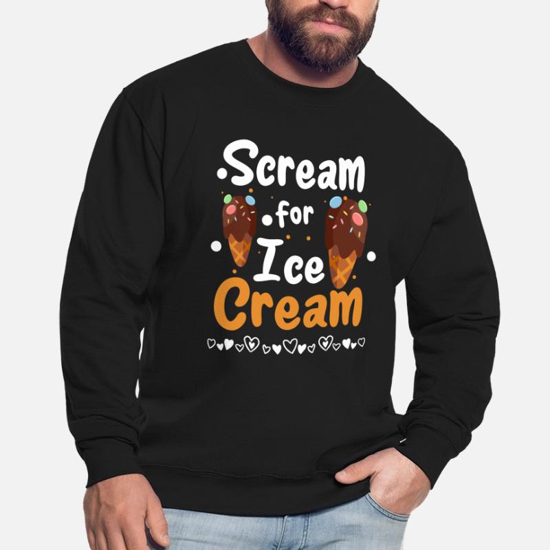 Eiscreme Eisdiele Softeis Unisex Pullover