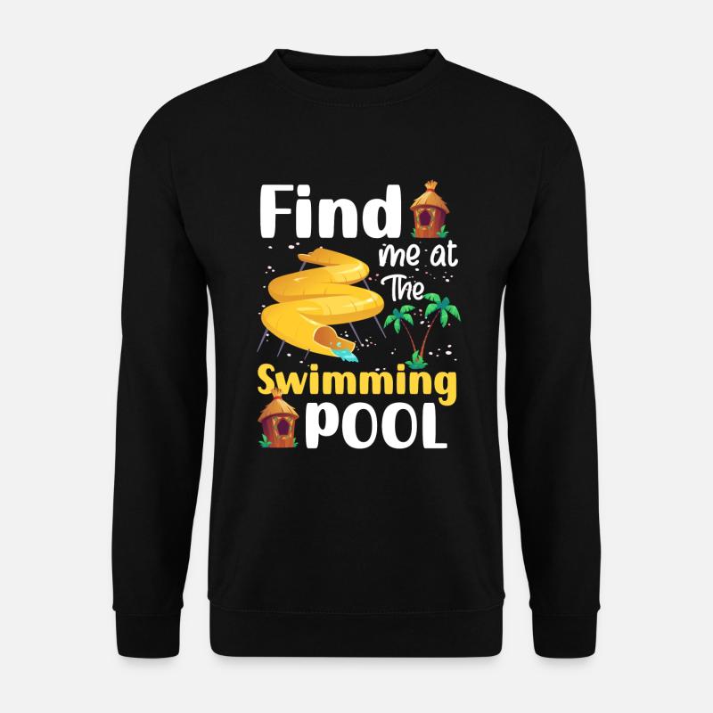 Pool Summer Diving - Unisex Sweatshirt - black