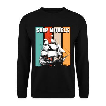 Navire Hobby Voilier Rc Navire - Sweat-shirt Unisexe - noir - Devant - Alina (178cm) & Michal (187cm)