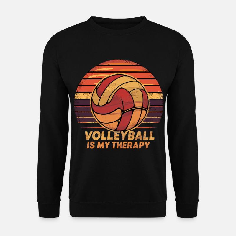 Volleyball - Unisex Pullover - Schwarz