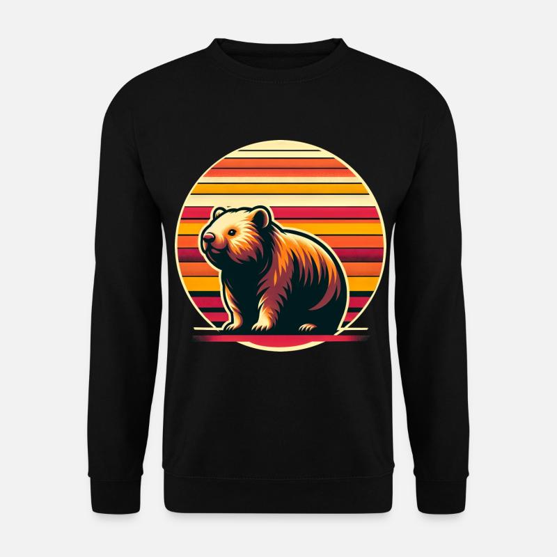 Wombat - Unisex Sweatshirt - black