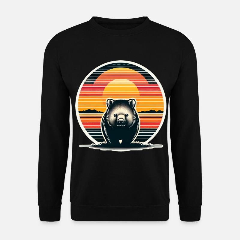 Wombat - Unisex Sweatshirt - black
