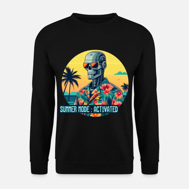 Summer Mode Activated - Unisex Sweatshirt - black