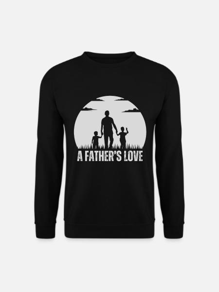 père et fils - Sweat-shirt Unisexe - noir