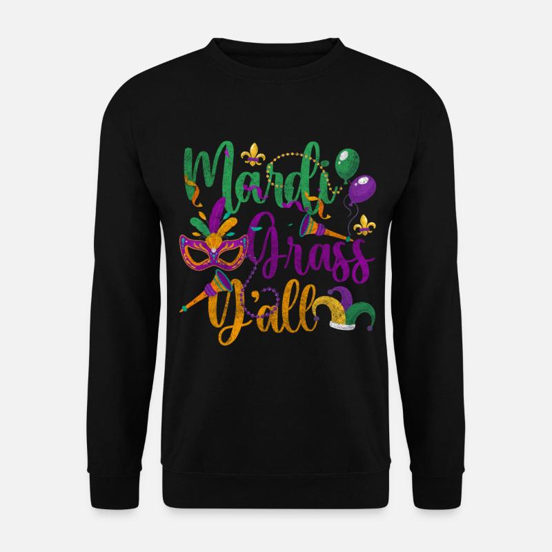 Parade Party Bunt Perlen - Unisex Pullover - Schwarz