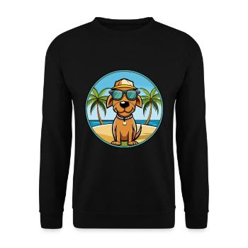 Lunettes de soleil polonaises de race de chien de chasse - Sweat-shirt Unisexe - noir - Devant - Alina (178cm) & Michal (187cm)