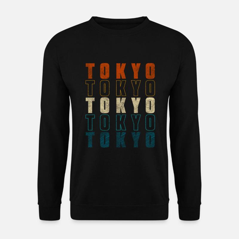Tokio Stadt Samurai - Unisex Pullover - Schwarz