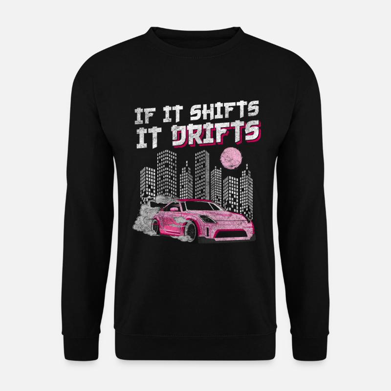 Drifting Sportwagen Mechaniker Racing - Unisex Pullover - Schwarz