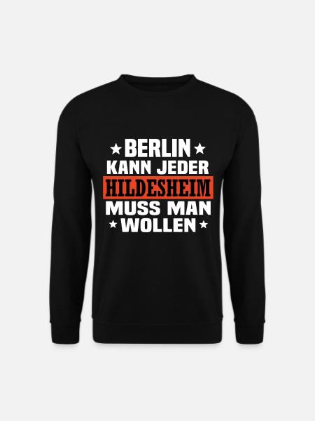 Hildesheim - Unisex Pullover - Schwarz