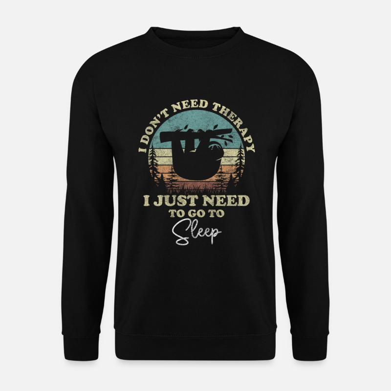 Sleeping Dream Pillow - Unisex Sweatshirt - black