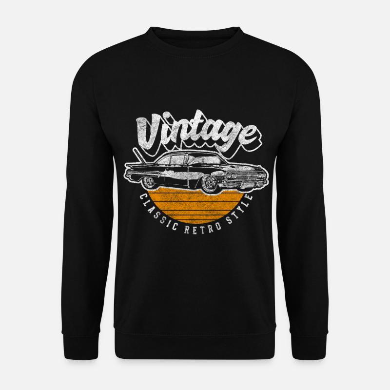 Car Classic Old School - Unisex Sweatshirt - black