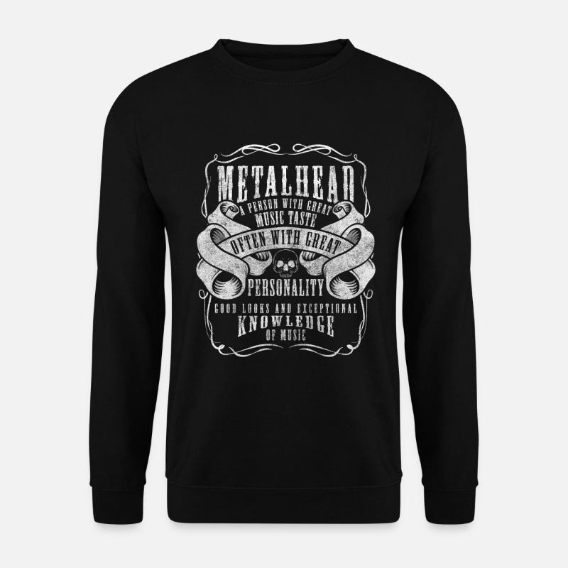 Metal Band Metaller - Unisex Pullover - Schwarz