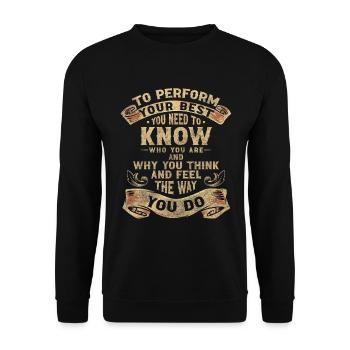 Music Art Stage - Unisex Sweatshirt - black - Front - Alina (178cm) & Michal (187cm)