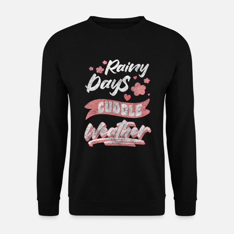 Beziehung Nähe Zuneigung - Unisex Pullover - Schwarz