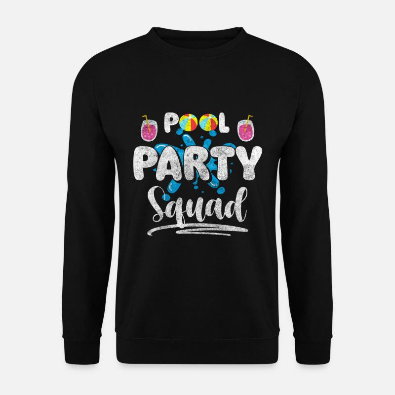 Pool Party Bathing Party Time - Unisex Sweatshirt - black
