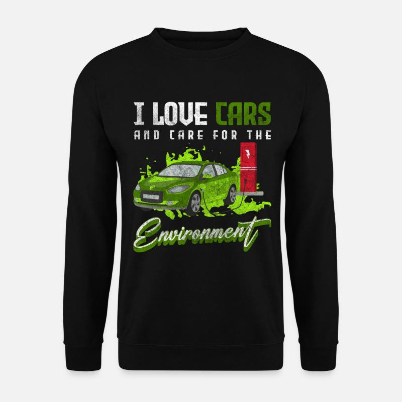E-Car Vehicle Efficient - Unisex Sweatshirt - black