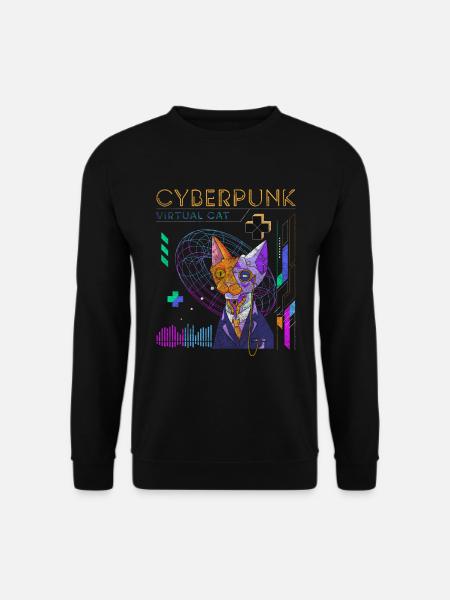 Future Fantasy Neon - Unisex Sweatshirt - black