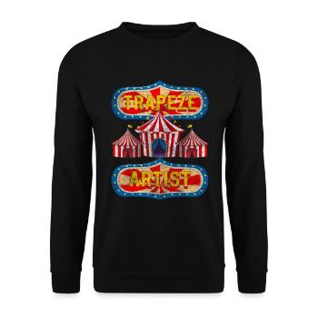 Chapiteau de cirque Spectacle de cirque Idiots - Sweat-shirt Unisexe - noir - Devant - Alina (178cm) & Michal (187cm)