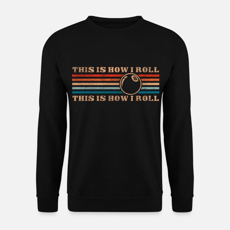 Billard Kneipensport - Unisex Pullover - Schwarz