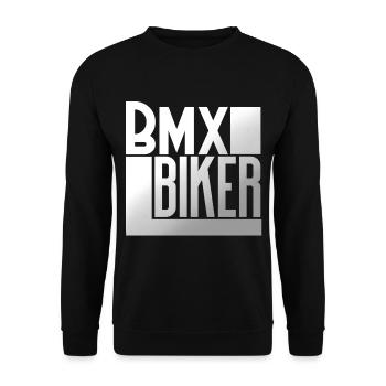 Le BMX - Sweat-shirt Unisexe - noir - Devant - Alina (178cm) & Michal (187cm)