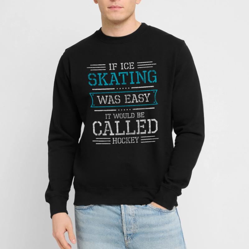 Eisläufer Eisbahn Kälte Eistanz Unisex Pullover