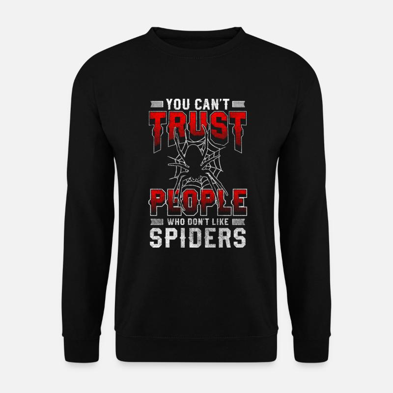 Spider Nature Tarantula Phobia - Unisex Sweatshirt - black