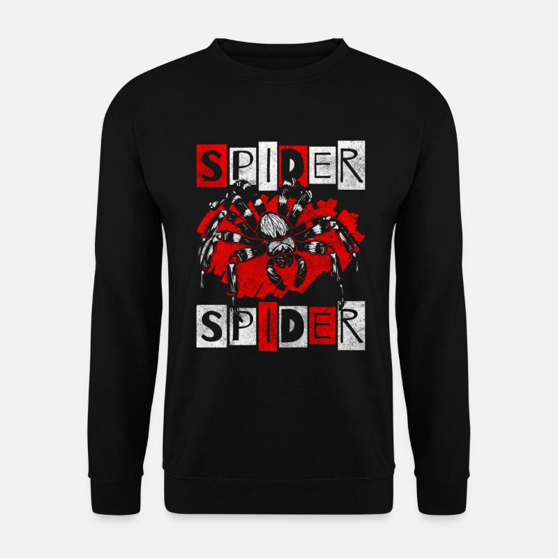 Spider's Web Prey Insect - Unisex Sweatshirt - black