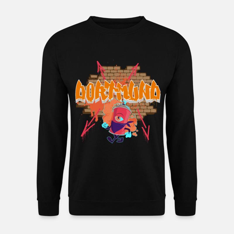 Dortmund Graffiti - Unisex Pullover - Schwarz