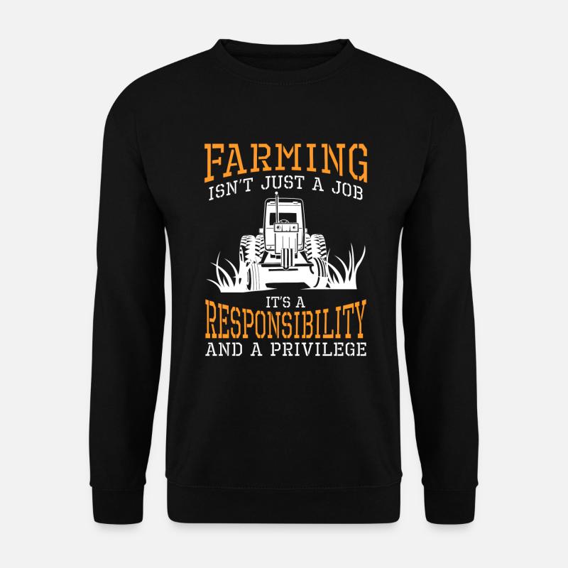 Bauer Farmer Protest - Unisex Sweatshirt - black