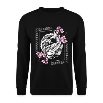 Orient Samurai Legends Time Travel - Unisex Sweatshirt - black - Front - Alina (178cm) & Michal (187cm)