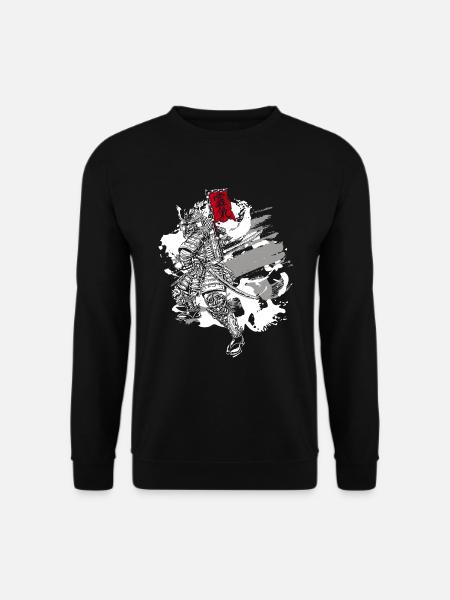 Orient Samurai Drawings Creature - Unisex Sweatshirt - black