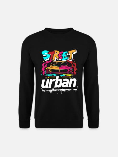 Street Art Train Rap - Unisex Sweatshirt - black