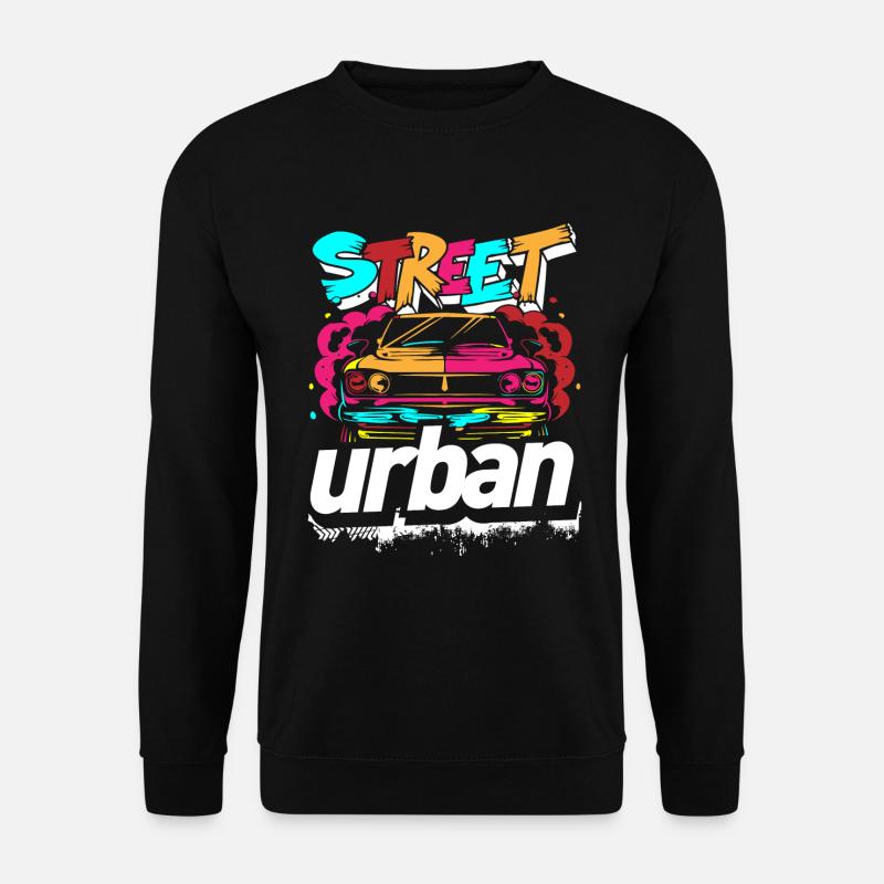 Street Art Train Rap - Unisex Sweatshirt - black