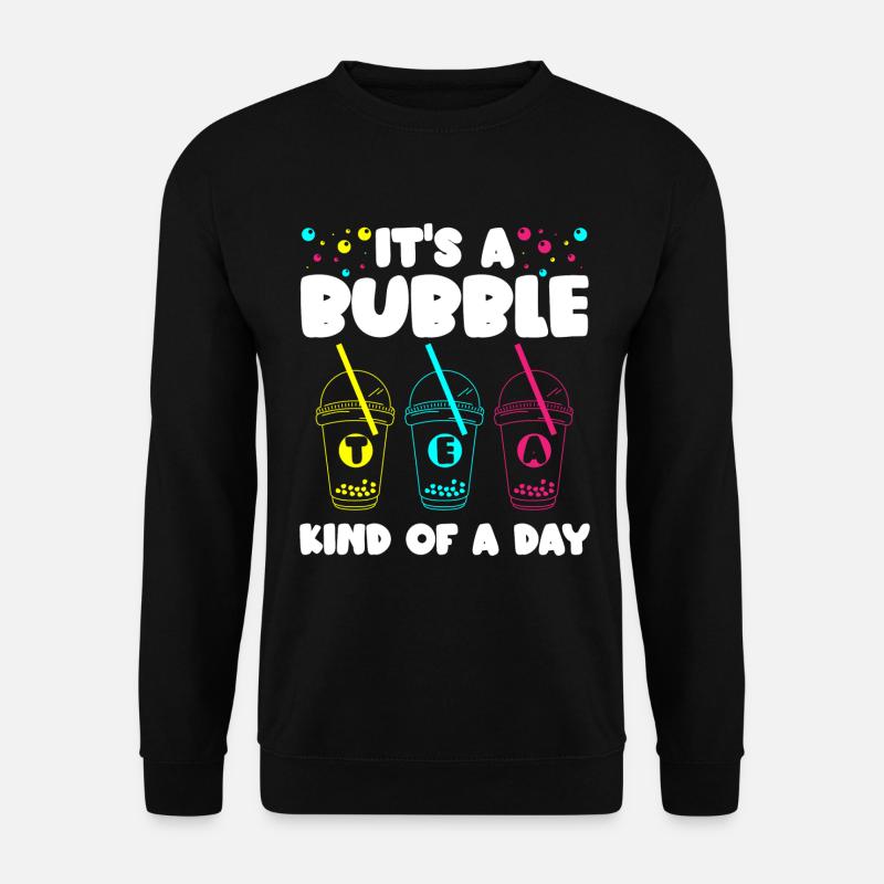 Kawaii Getränk - Unisex Pullover - Schwarz