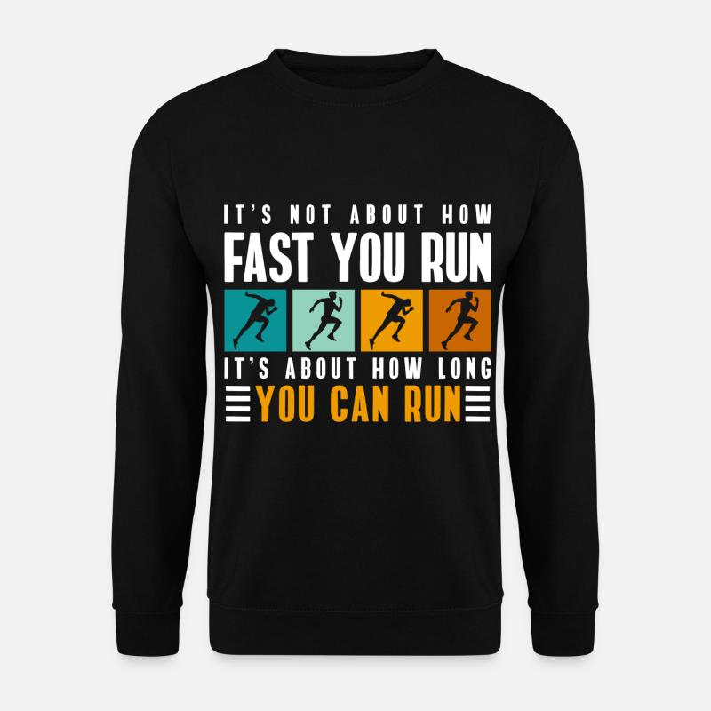 Marathon runner sprinter - Unisex Sweatshirt - black