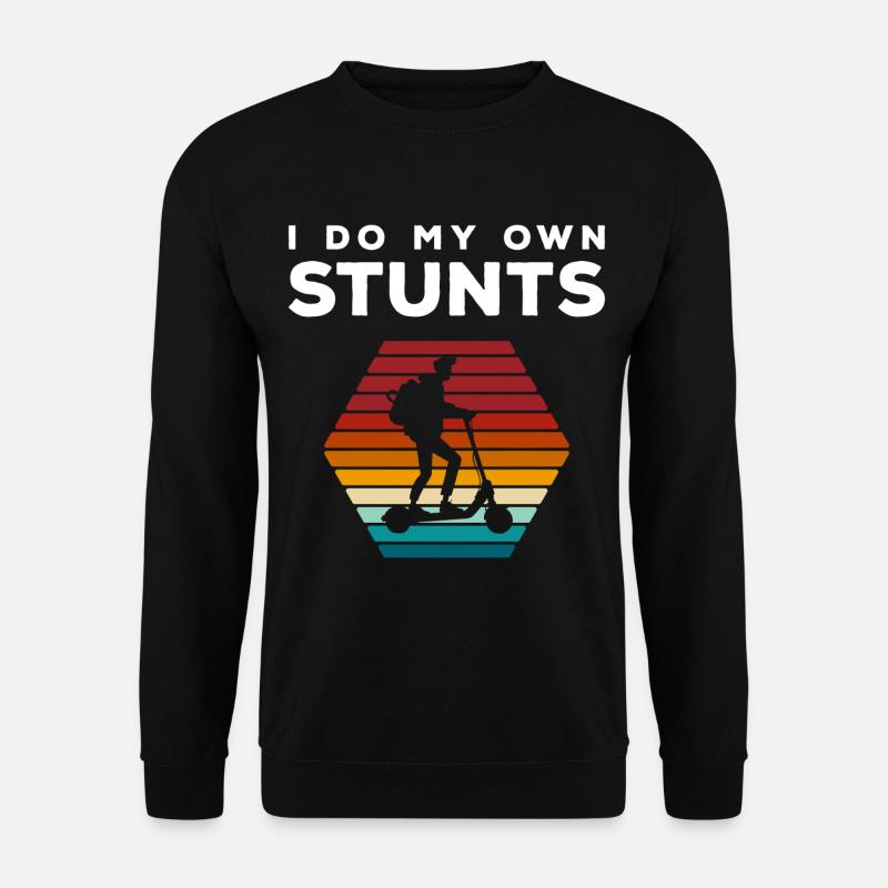 E-Scooter Power Motor - Unisex Sweatshirt - black